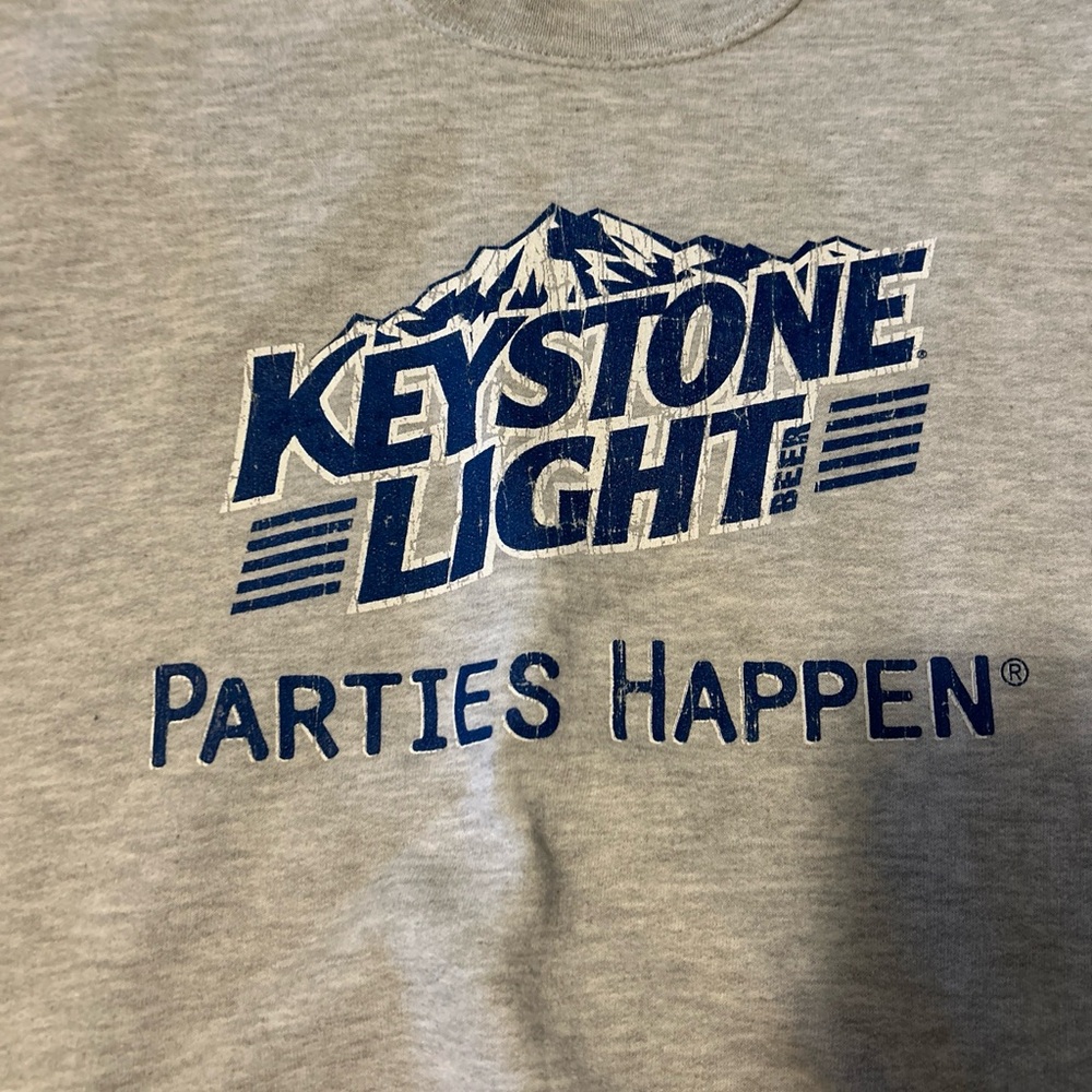 Rare Keystone Light crew neck sweatshirt